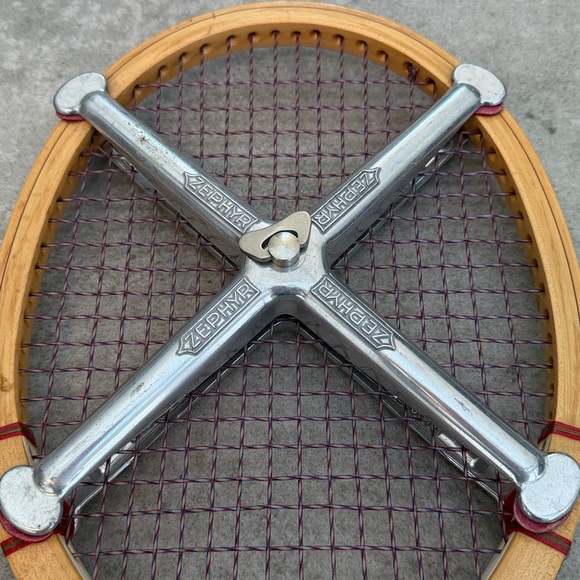 Vintage Wilson Jack Kramer autograph tennis racket 4 5/8 Zephyr clamp - Picture 5 of 12
